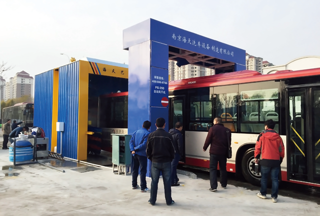 天津公交洗车场、配置高压风干系统